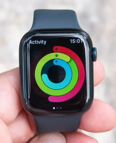 Apple Watch Série 8 45mm 32GB GPS, A prova D'água, Novíss, Caixa, Nota, Garantia