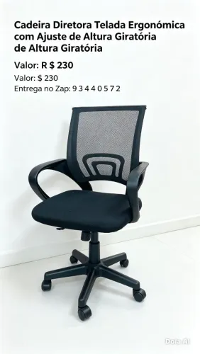 Cadeira Diretor Telada