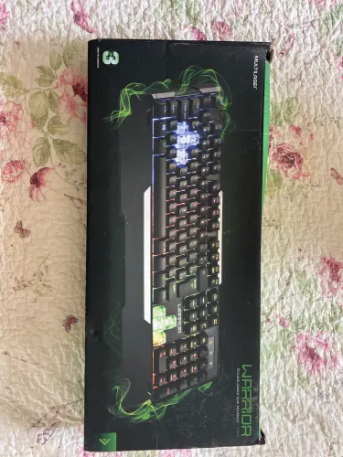 Teclado Warrior , teclado gamer semi mecânico