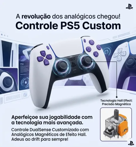 Controle Ps5 com anti drift