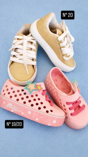 Tênis lindos meninas n° 19