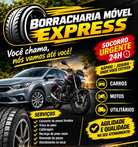 Borracharia Móvel Express - Agilidade e Rapidez