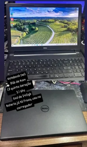 Troco Notebook Dell + Redmi not 11 em iPhone 12