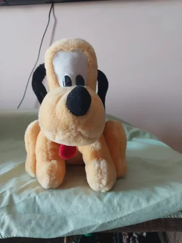 Boneco Pelúcia Pelúcia Pluto Original Walt Disney 25cm - Muito Bem Conservado!!