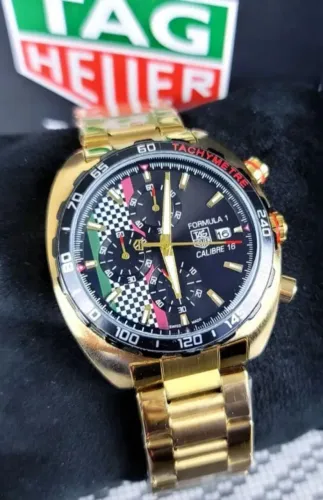 Relógio Estilo TAG Heuer F1 Calibre 16