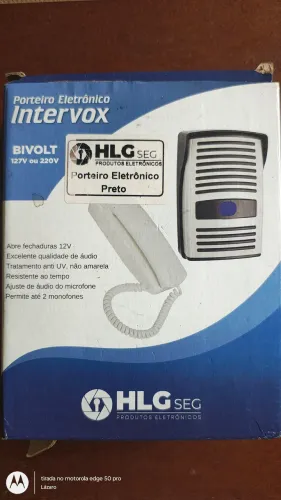 Kit interfone residencial porteiro eletrônico monofone