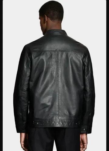 JAQUETA COURO MOTORCYCLE PREMIUM PRETO