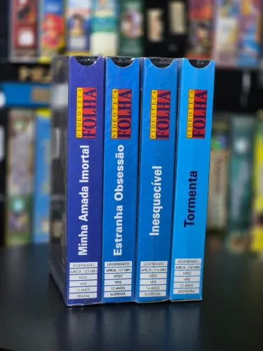 VHS LACRADAS LOTE VIDEOTECA FOLHA 1998