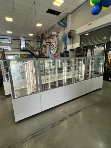 Vitrines balcões completos  padaria/panificadora LINHA PREMIUM - novos - pronta entrega 