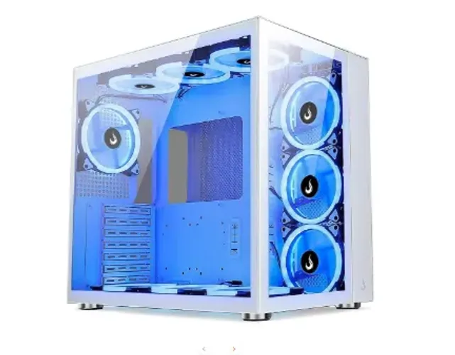 Gabinete Gamer Rise Mode Galaxy Glass Standard, Mid Tower, 10x Fans ARGB