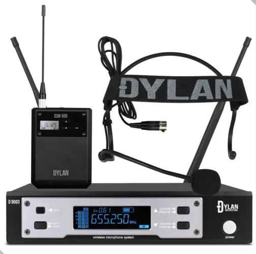 RECEPTOR E BASE DO MICROFONE FACIAL DYLAN