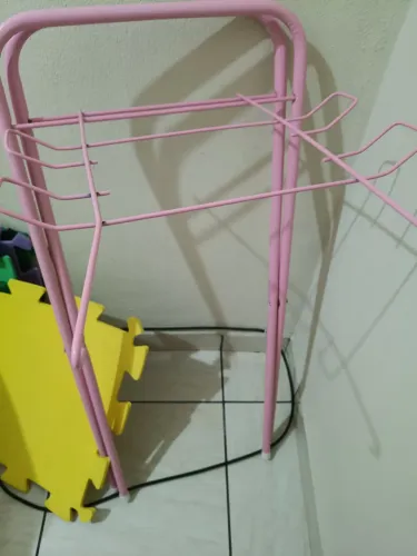 Support para baheira de bebê Cor rosa