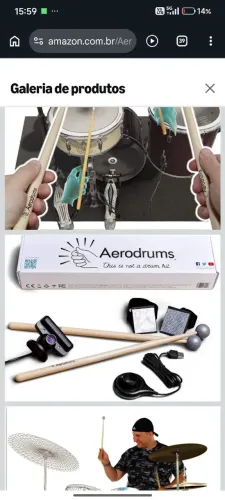 Vendo Aerodrums, bateria invisível