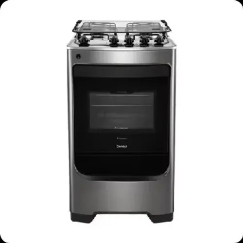 Fogão Consul 4 Bocas Inox com Acendimento Automático - CFO4NAR