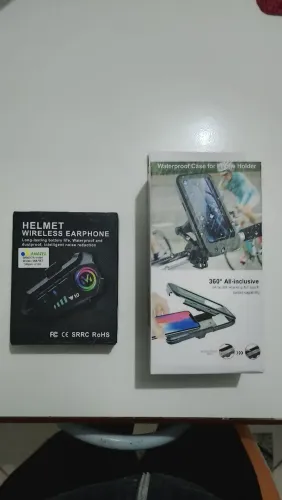 PILOTE NA CHUVA SEM MEDO! Kit Suporte Impermeável + Fone Y10 Pro para Moto