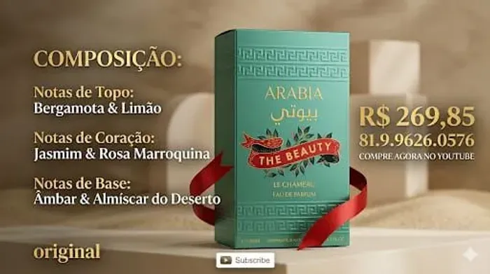 Perfume Árabe ARABIA the Beauty 100ml.