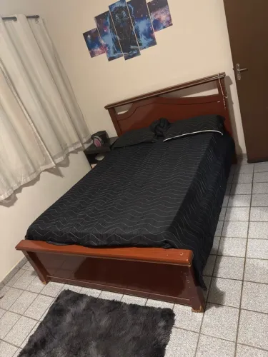 Cama + Colchao Casal Ortho Premium