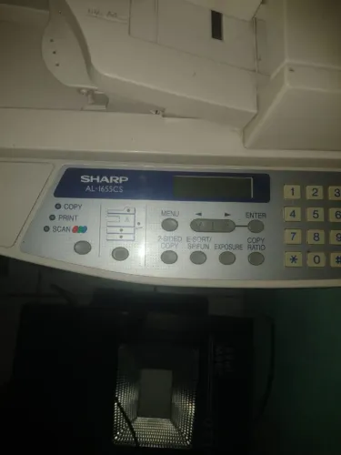 Vendo impressora sharp AL-1655CS com erro ao imprimir 