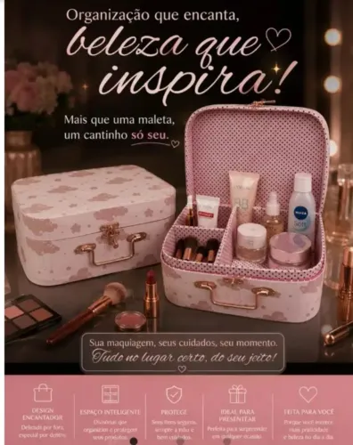 Maleta de maquiagem