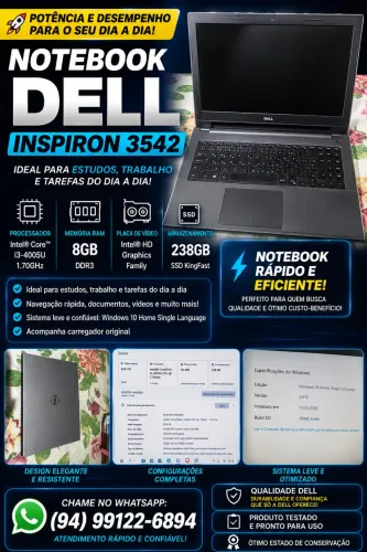 VENDO NOTEBOOK DELL