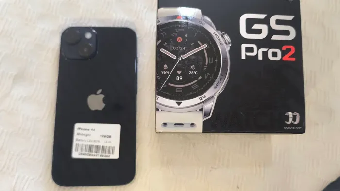 iPhone 14 128gb + smartwatch GS 2