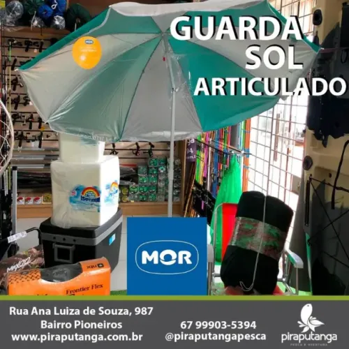 Guarda Sol Articulado Mor 1,80m