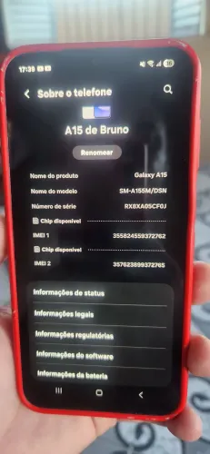 Celular galaxy A15