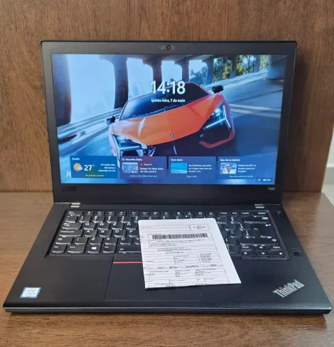 ThinkPad T480,Top,Ac Cart,i5 8ª,16GB DDR4,SSD Nvme 512GB,Wi-Fi 5G,Bat Nova 7hs