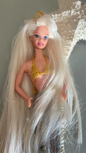 Barbie sereia Jewel Hair - anos 90