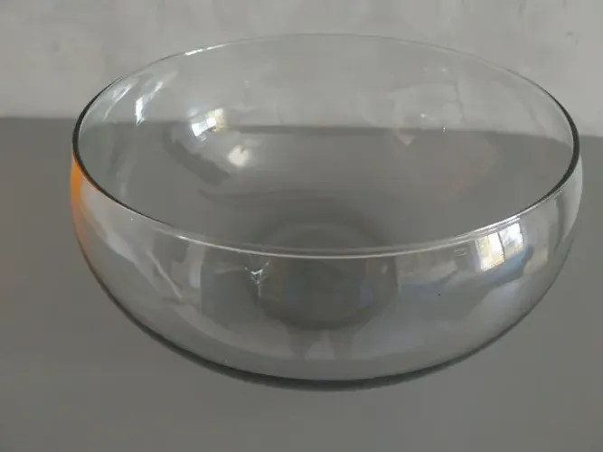 VASO GRANDE VIDRO TRANSPARENTE - 35CM DE DIÂMETRO