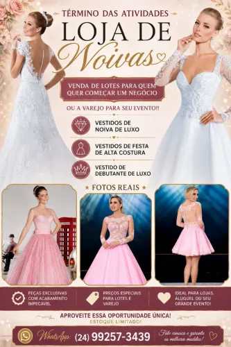 Termino de loja de noiva QUEIMA TOTAL