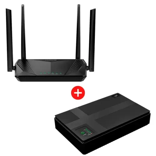 Roteador Wi-Fi 6 Intelbras W6 1500 + Mini Nobreak 18W Frete Grátis