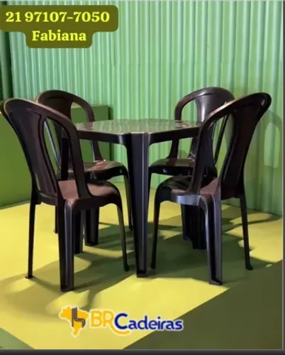 Jogo de mesa e cadeiras Top Mil