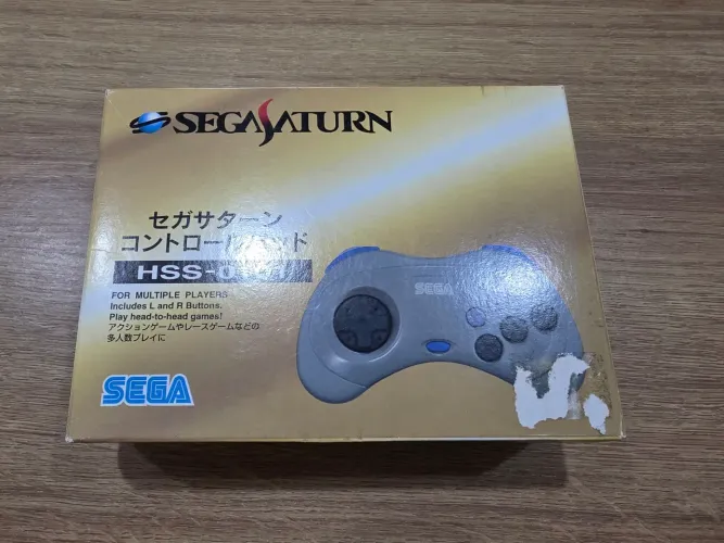 Controle Sega Saturn HSS-0101 Cinza Impecável