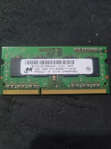 Memória DDR3 2G para notebook.