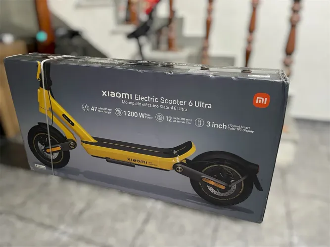 Scooter elétrico Xiaomi 6 Ultra 1200w com autonomia de 75 km