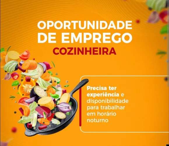 Vaga para Cozinheira (o)