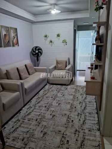Casa mobiliada com 2 quartos para alugar no Residencial Lisboa em Sorocaba/SP