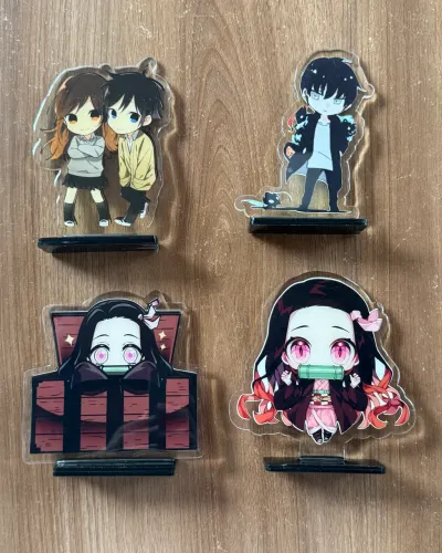 Stands de acrílico variados - Anime - Demon Slayer-Kimetsu no Yaiba-Horimiya-Solo leveling