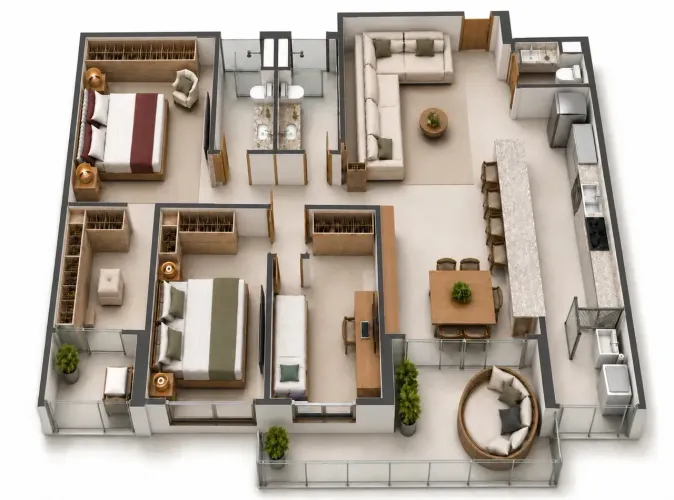 Apartamento para venda tem 100 metros quadrados com 3 quartos