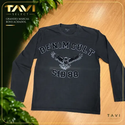 Camiseta Manga Longa Siberian Denim Cult