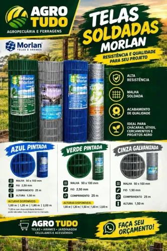 ? TELAS SOLDADAS MORLAN ? AGRO TUDO ?