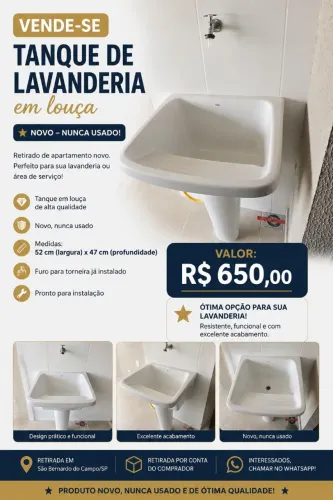 Tanque novo