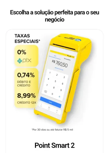 Maquina de cartão mercado pago