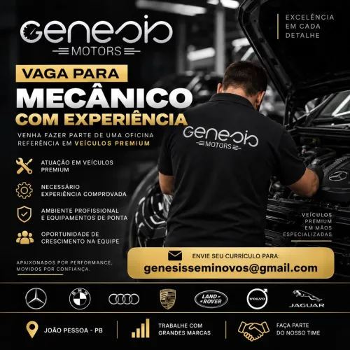 Vaga para Mecânico | Genesis Motors