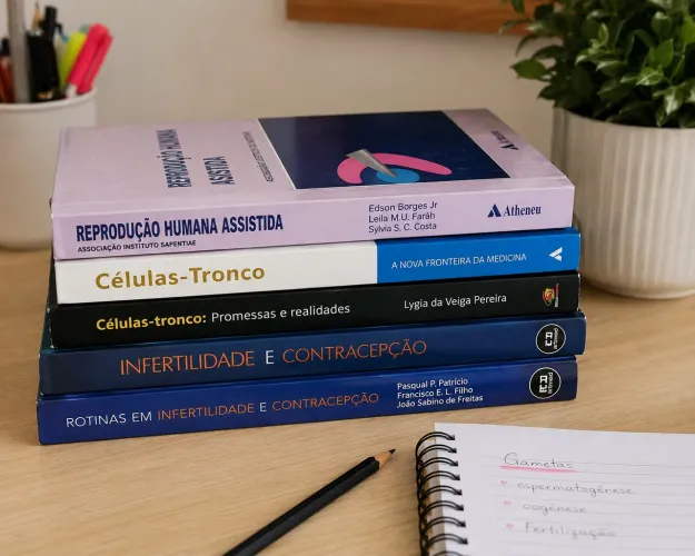 Kit Livros Reprodução Humana e Fertilidade - área da saúde / medicina / biomedicina