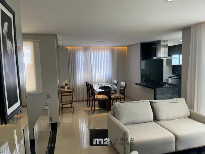 Apartamento Duplex, 2 suítes, mobiliado e decorado