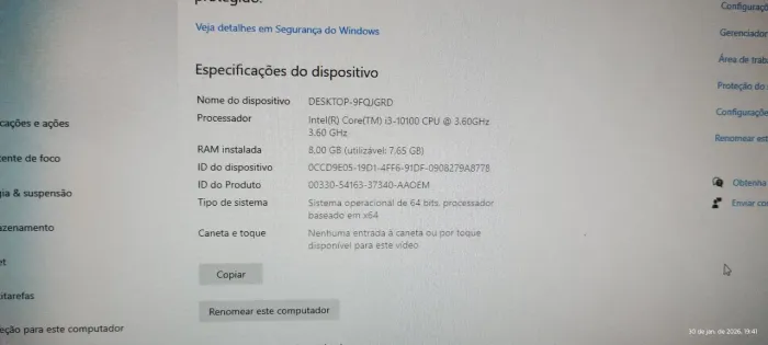 Computador completo i3