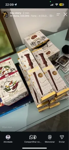 Kit Doces Harry Potter - Chocolate Wand + Jelly Slugs