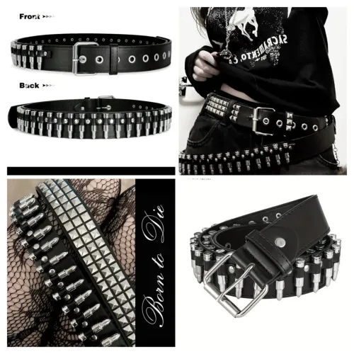 Cinto punk/gótico com tachas NOVO